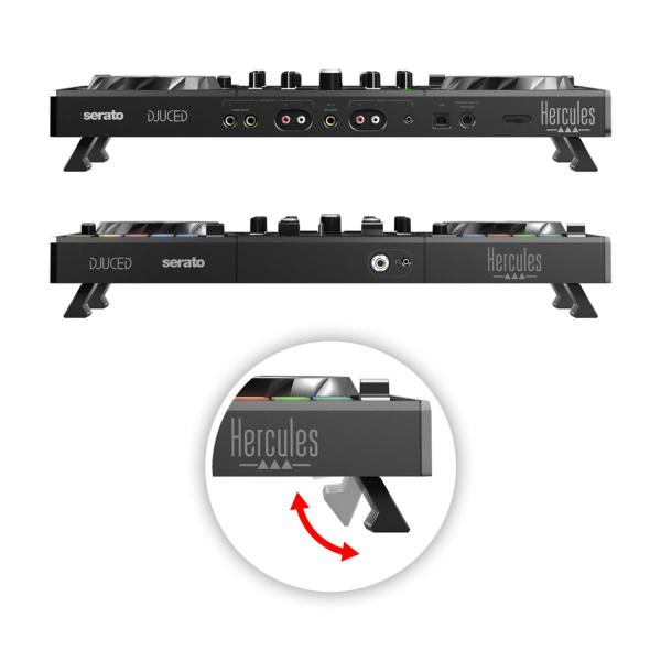Hercules Inpulse 500 DJ Controller mit DJMonitor42 Boxen