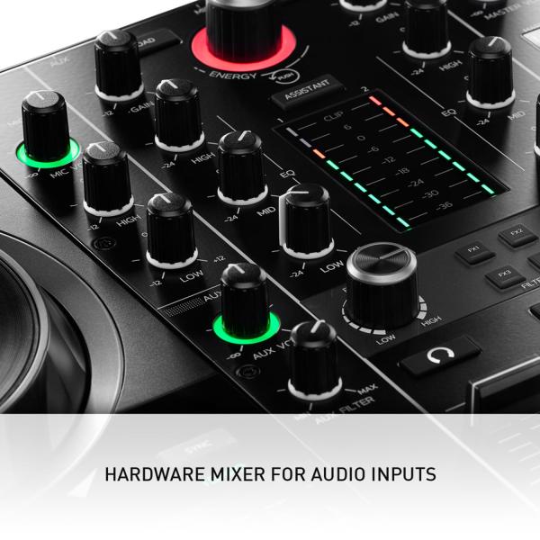 Hercules Inpulse 500 DJ Controller mit DJMonitor42 Boxen