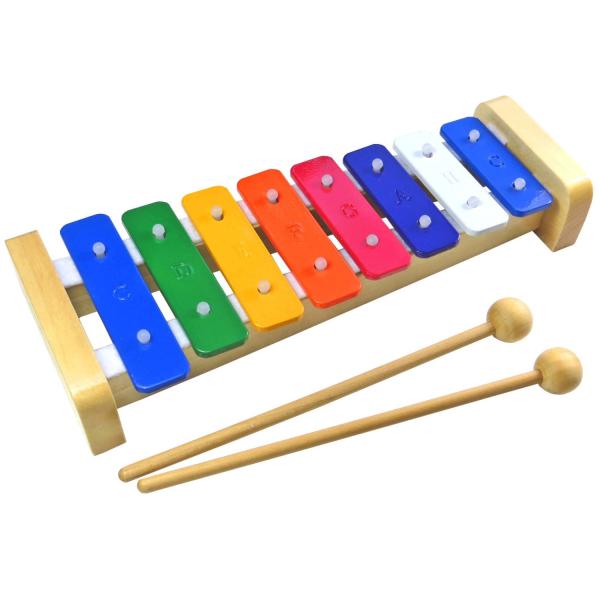 keepdrum KGS2 Glockenspiel für Kinder mit Tasche MB01