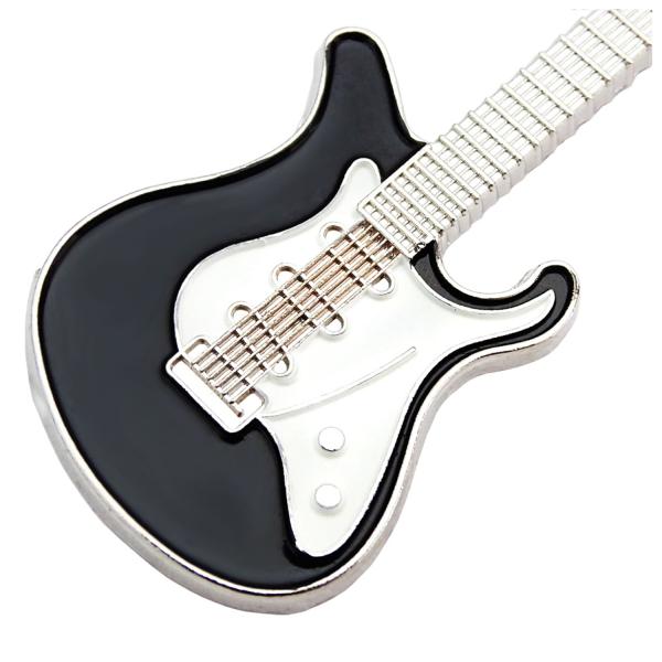 keepdrum Schlüsselanhänger E-Gitarre in Schwarz