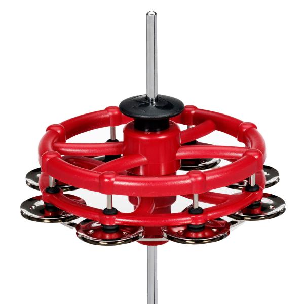 Latin Percussion LP 193 Click HiHat Tambourin mit Schlagzeugstöcken