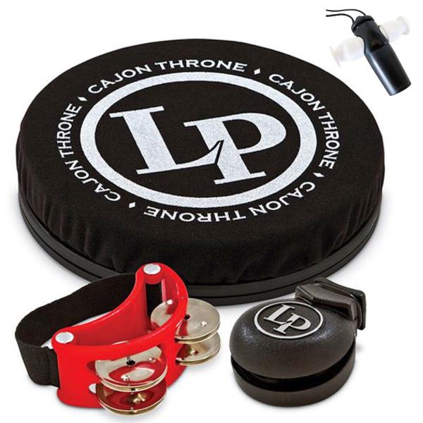 LP Latin Percussion LPCP1 Cajon Zubehör-Set mit KD SW-1 Sambapfeife