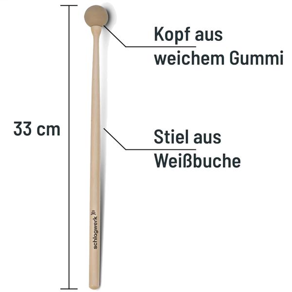 Schlagwerk MA103 Gummikopfschlägel weich