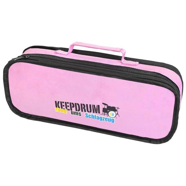 keepdrum KGS Pro Kinder Glockenspiel mit Tasche Pink