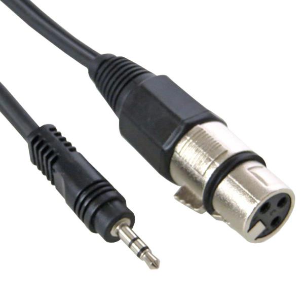 keepdrum MC-008XJ 3m XLR Female - 3,5mm Miniklinke
