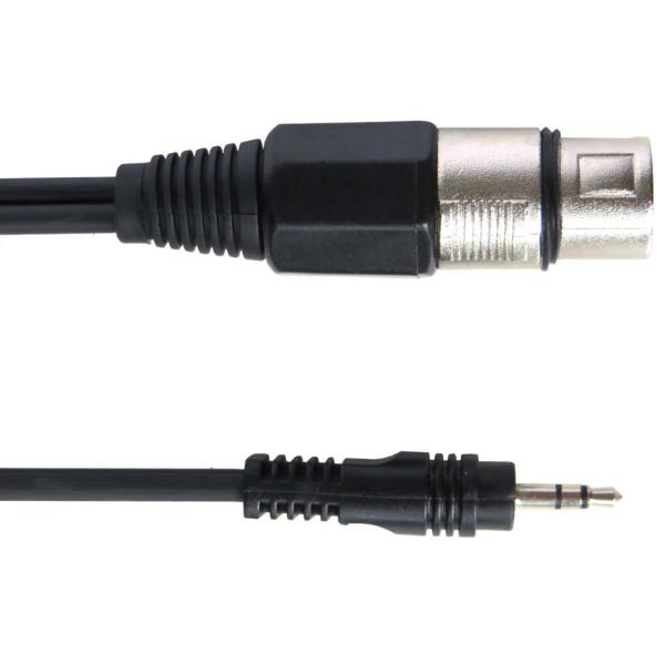 keepdrum MC-008XJ 3m XLR Female - 3,5mm Miniklinke