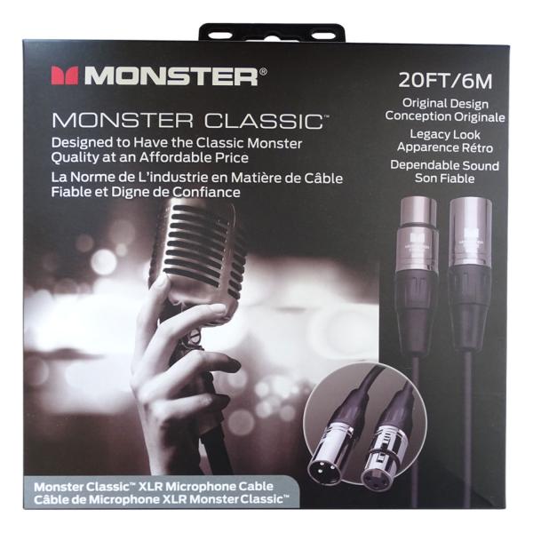 Monster Cable Classic XLR Mikrofonkabel 6m