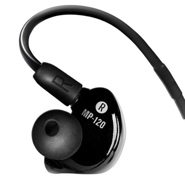 Mackie In-Ear Kopfhörer MP-120 mit Bluetooth-Adapter und Tuch