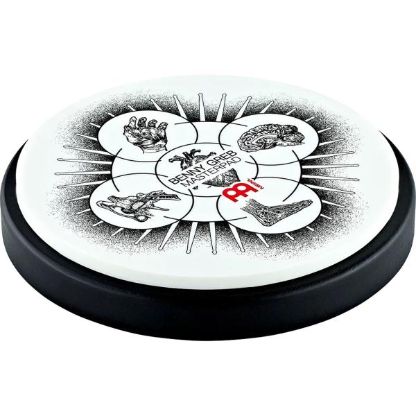 Meinl Practice Pad Benny Greb 6 Zoll mit Drumsticks 1 Paar