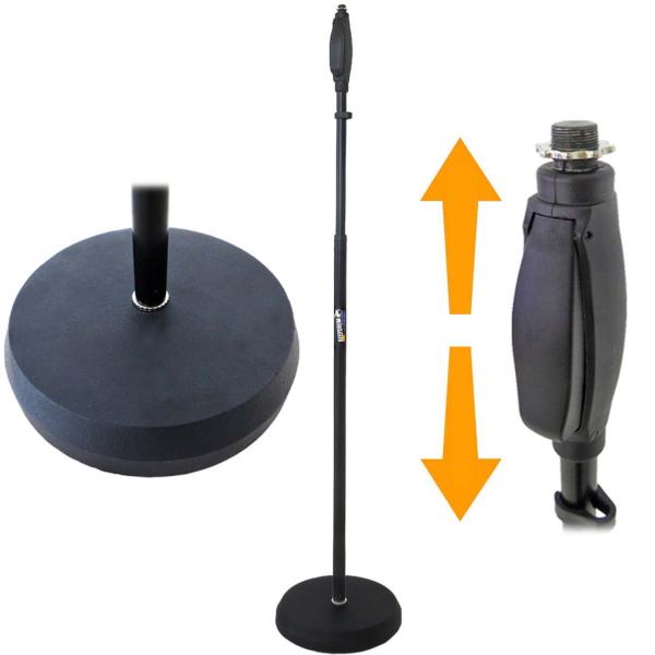 keepdrum MS110 Einhand Mikrofonstaender mit Klammer