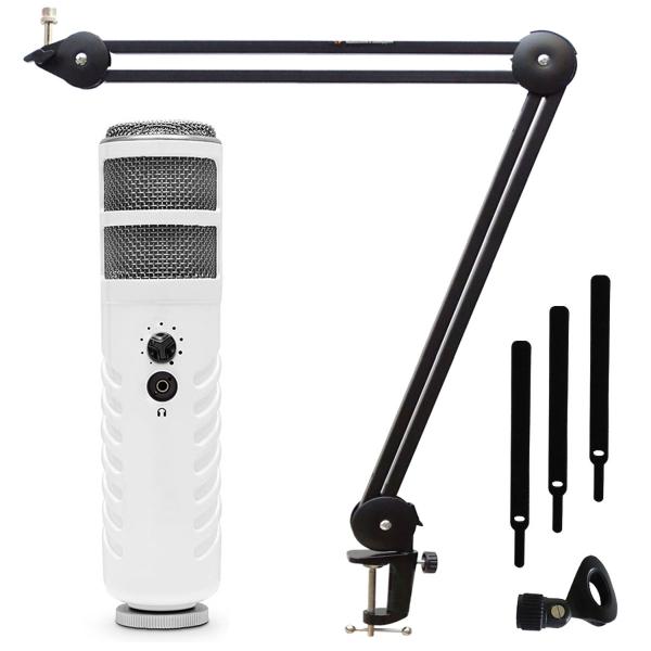 Rode Podcaster USB-Mikrofon mit MS138 Mikrofonarm