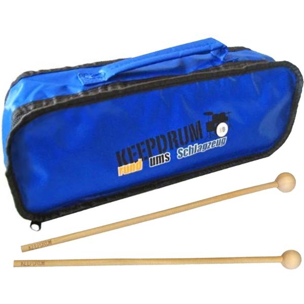 keepdrum MST04 1 Paar Schlägel mit MB02 Glockenspiel Tasche