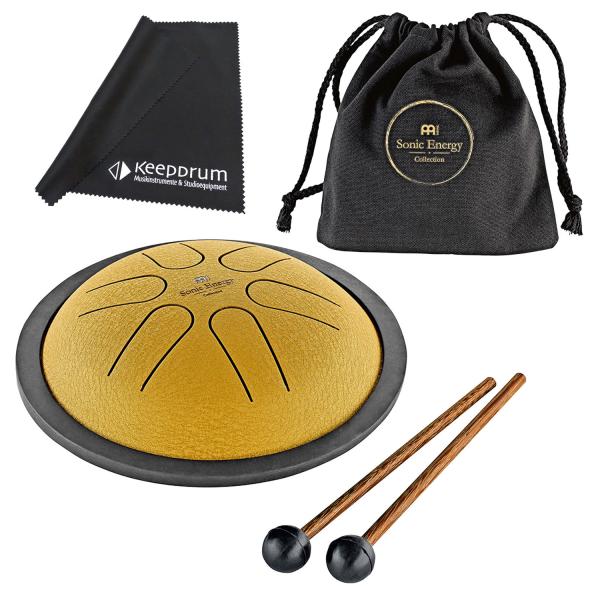 Meinl Sonic Energy MSTD3G Tongue Drum mit Poliertuch