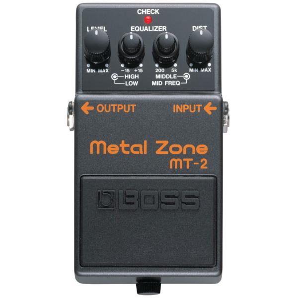 Boss MT-2 Metal Zone Distortion Pedal mit Netzteil