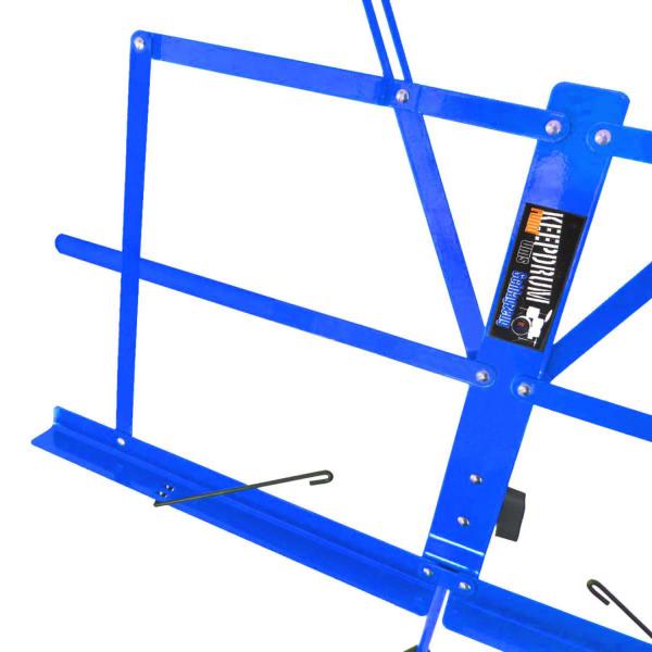 keepdrum MUS2BL Notenständer Blau mit 10 Magnete