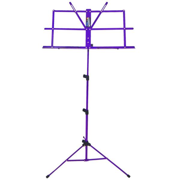 keepdrum MUS2FL Notenständer Lila mit 4 Klammern