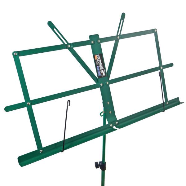 keepdrum MUS2GR Notenständer Grün mit 2 Magnete