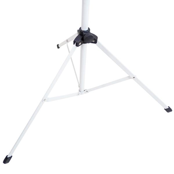keepdrum MUS2WH Notenpult Weiss mit 4 Notenklammern