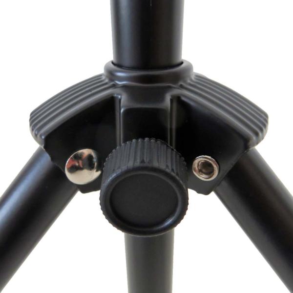 keepdrum MUS3BK Notenständer Schwarz mit 10 Magnete