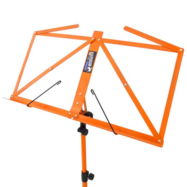 keepdrum MUS3OR Notenständer Orange mit 10 Magnete