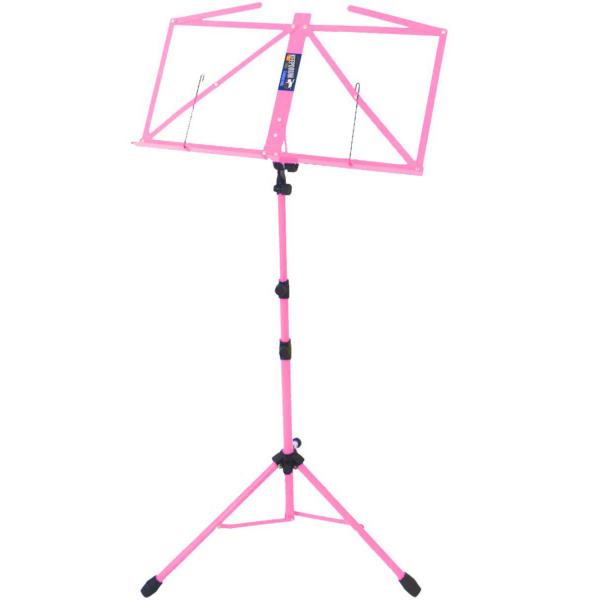 keepdrum MUS3PK Notenpult Pink mit 4 Notenklammern