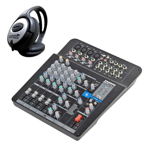 Samson Mixpad MXP124FX USB Mischpult mit Kopfhörer