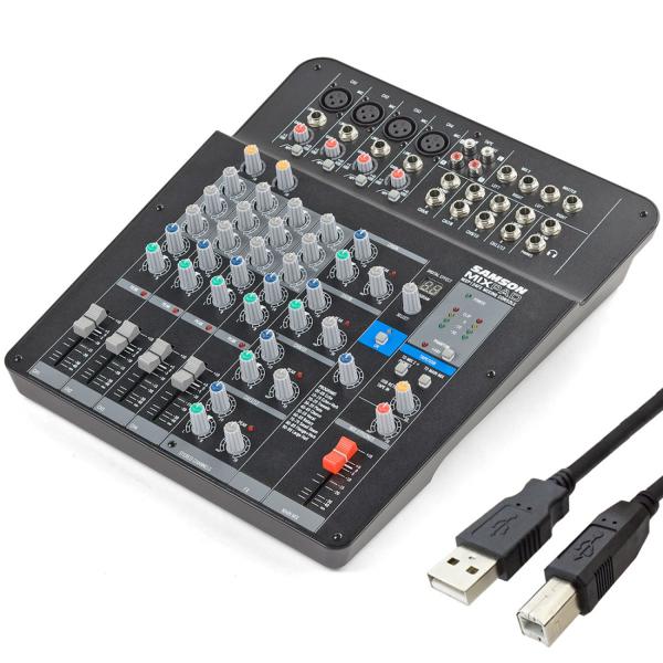 Samson Mixpad MXP124FX USB Mischpult mit USB-Kabel