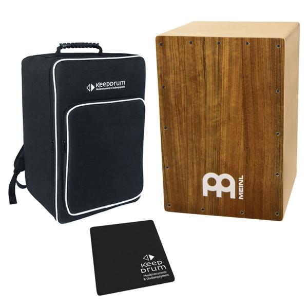 Meinl MYO-CAJ-OV Cajon Bausatz Ovangkol mit Tasche und Sitzpad