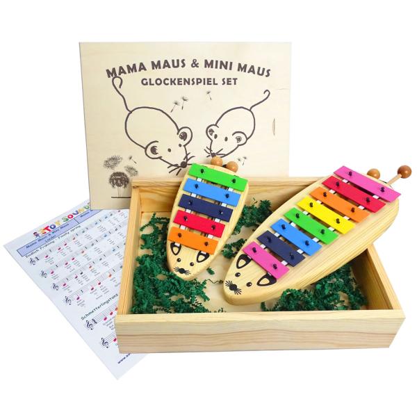 Sonor Mama mit Mini Maus Glockenspiel mit Anhänger