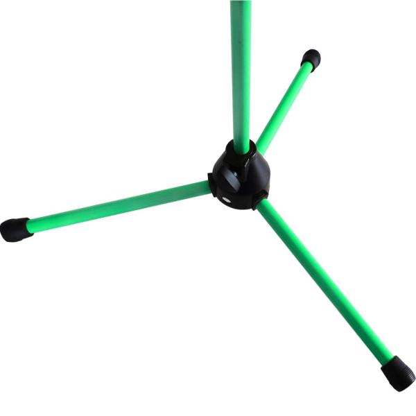 keepdrum MS106 GR Mikrofonständer Grün mit  Kabel