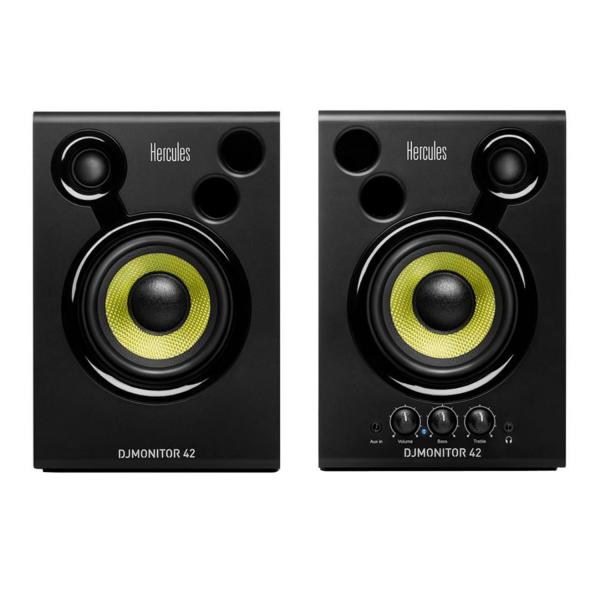 Hercules Inpulse 500 DJ Controller mit DJMonitor42 Boxen