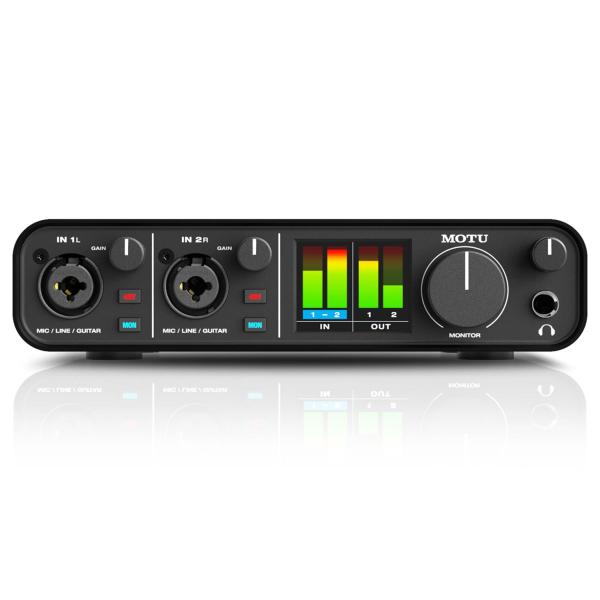 MOTU M2 USB 2-Kanal Audio-Interface mit Kopfhörer