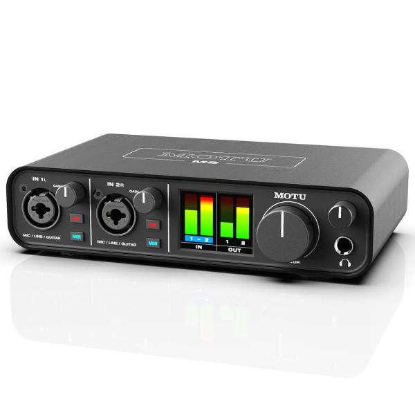 MOTU M2 USB 2-Kanal Audio-Interface mit Kopfhörer