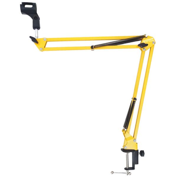 keepdrum NB35 YW Gelenkarm mit Mikrofonkabel Gelb