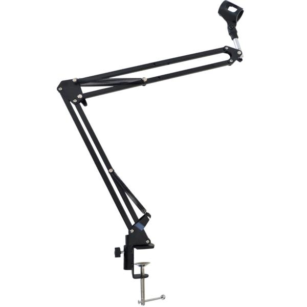 keepdrum NB35 Mikrofonstativ Tisch-Mikrofonarm mit 6m XLR Kabel