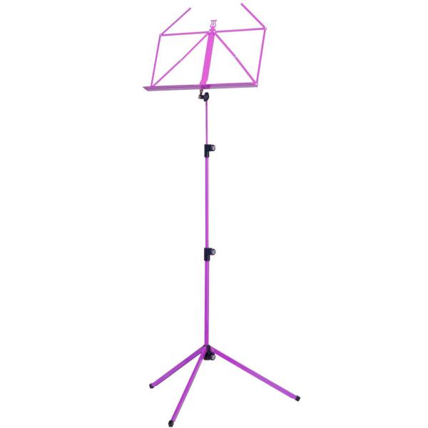 K&M 100-1 Flieder Notenständer mit Tasche mit 2 Magnete