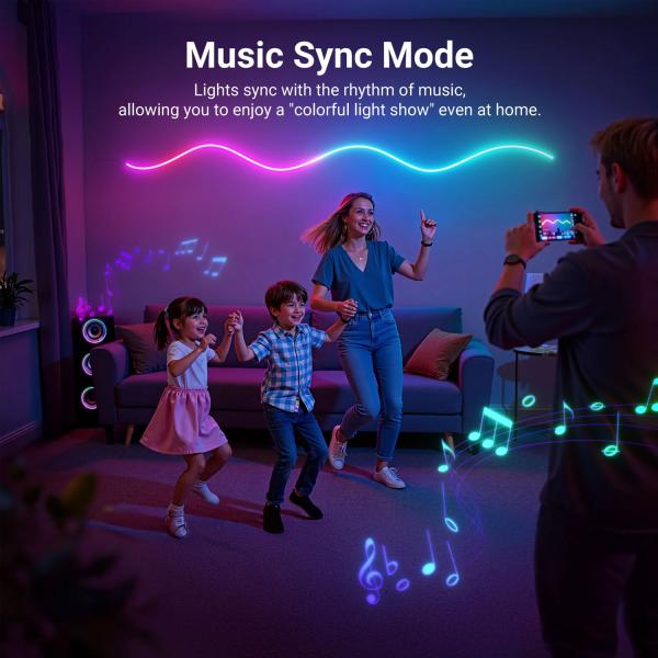 Neewer LED-Band NS02 formbarer LED-Streifen mit App-Steuerung 3m