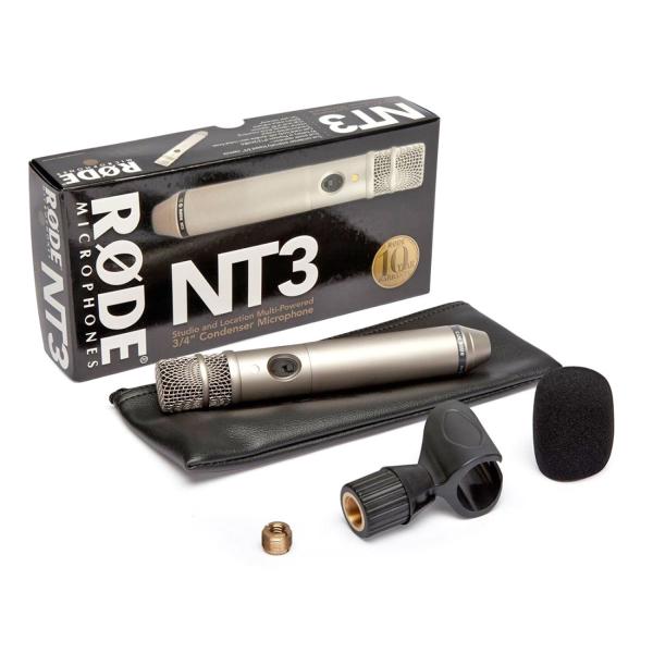 Rode NT3 Kondensatormikrofon mit Mikrofonstativ