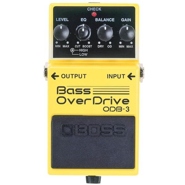 Boss ODB-3 Bass Overdrive Pedal mit Netzteil