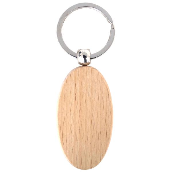 keepdrum Schlüsselanhänger Oval mit Violinschlüssel Motiv