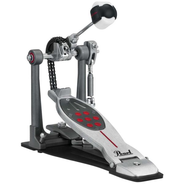 Pearl P-2050C Redline Einzelpedal mit Schlagzeugstöcken