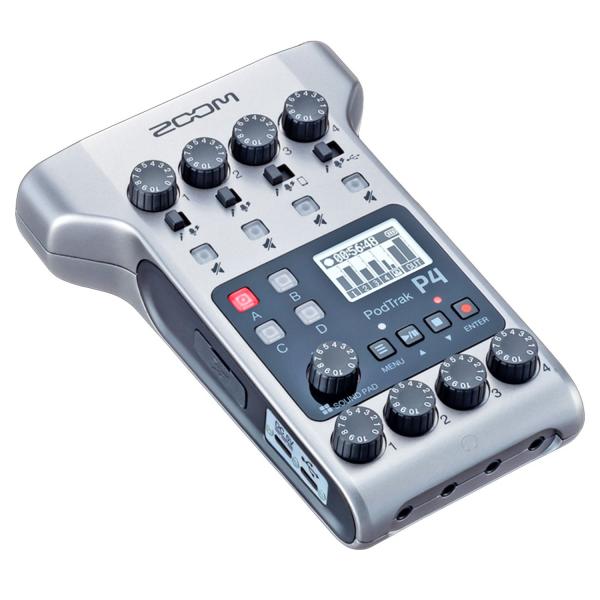 Zoom P4 Podtrak Podcast Recorder mit SD-Karte 32 GB