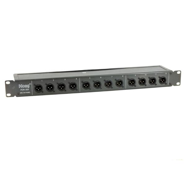 Hosa PDR-369 Patch Bay mit XLR Kabel