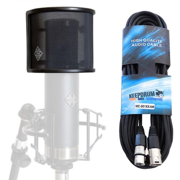 Telefunken PL05 Popschutz mit XLR-Kabel 6m