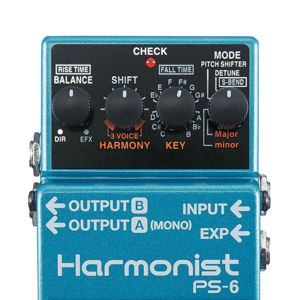 Boss PS-6 Harmonist Pitch-Shifter Pedal mit Netzteil