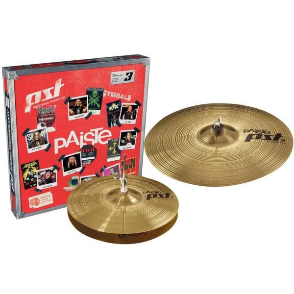 Paiste PST3 Essential Beckenset mit Schlagzeugstöcken