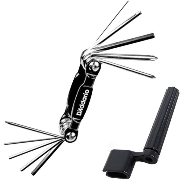 Daddario PW-GBMT-01 Werkzeug für Gitarre und Bass mit Saitenkurbel