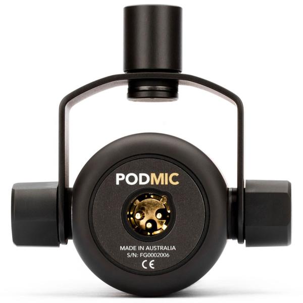 Rode Podmic Podcast-Mikrofon Schwarz mit MS032 Tisch-Stativ