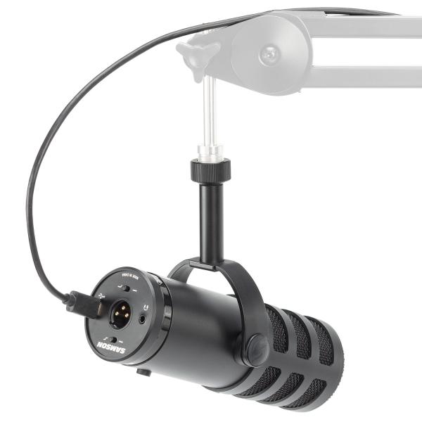 Samson Q9U USB XLR Mikrofon mit Gelenkarm-Stativ