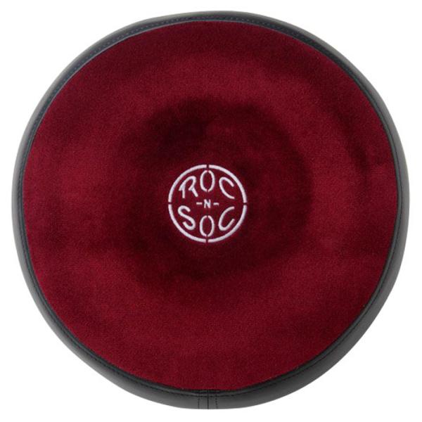 Roc-n-Soc Schlagzeughocker Rundsitz Rot mit Lehne